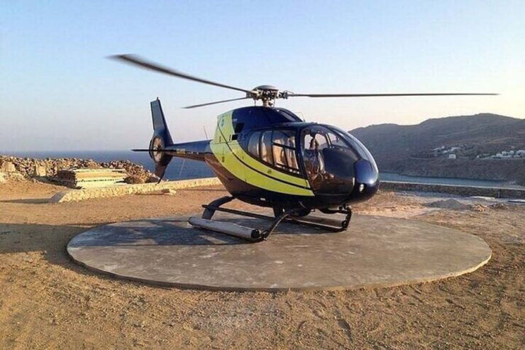 From Santorini: Private One-Way Helicopter Flight to Islands - Experience