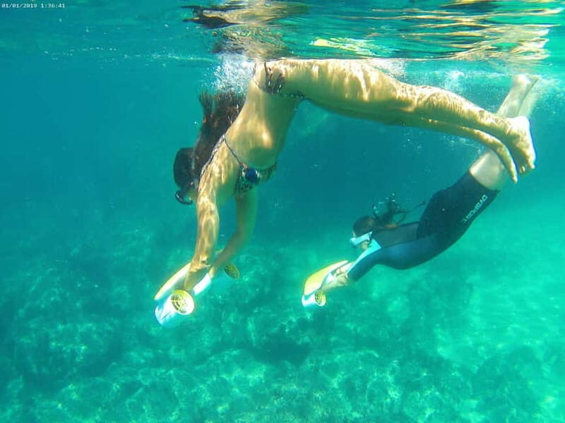 From Sesimbra: Sea Scooter Snorkeling boat Tour - The Sum Up