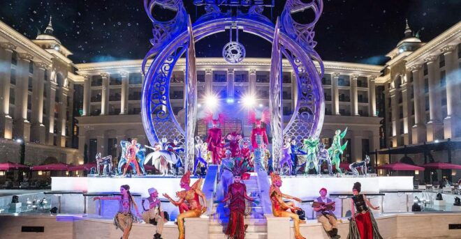 From Side: Land Of Legends Night Show With Transfer - Transfer Information