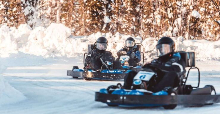 From Sirkka: Lapland Ice-Karting & Snowmobile Experience - Booking Details