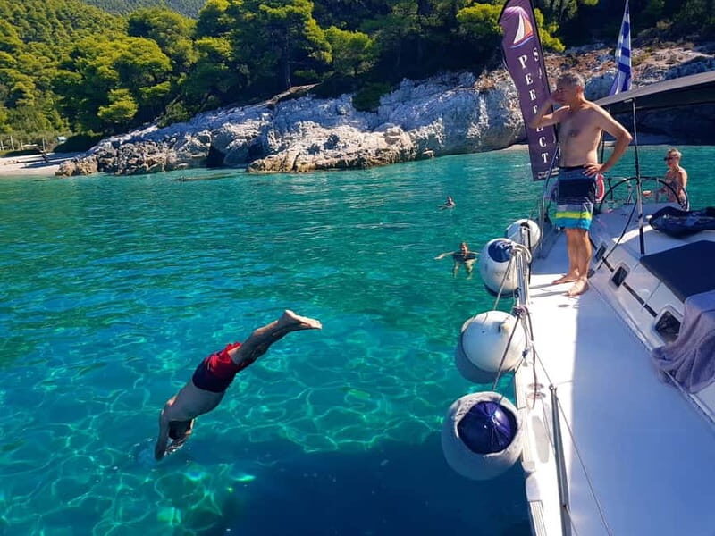 From Skiathos Marina: Yacht Sailing Day Trip with Lunch - The Sum Up