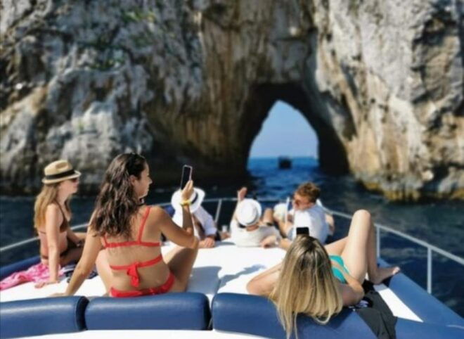 From Sorrento: Capri Boat Trip With City Visit & Swim Stops - Experience Description