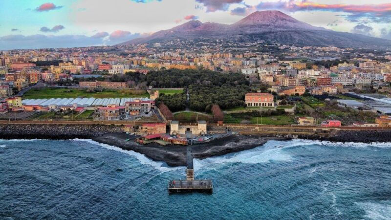 From Sorrento: Pompeii & Mt. Vesuvius Tour with Lunch & Wine - Exploring Pompeii: Walking Through Ancient Ruins
