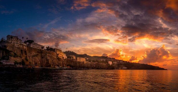 From Sorrento: Sunset Boat Tour of Sorrentine Peninsula - Tour Highlights