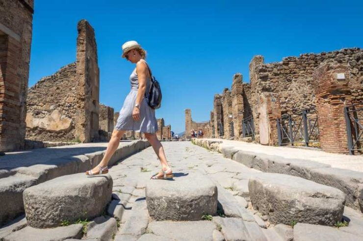 From Sorrento:Pompei Skip the Line Pass+Audioguide+Train+Map - Inclusions