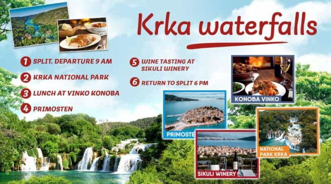 From Split: Private Tour to Krka, PrimošTen With Winetasting - Cancellation Policy