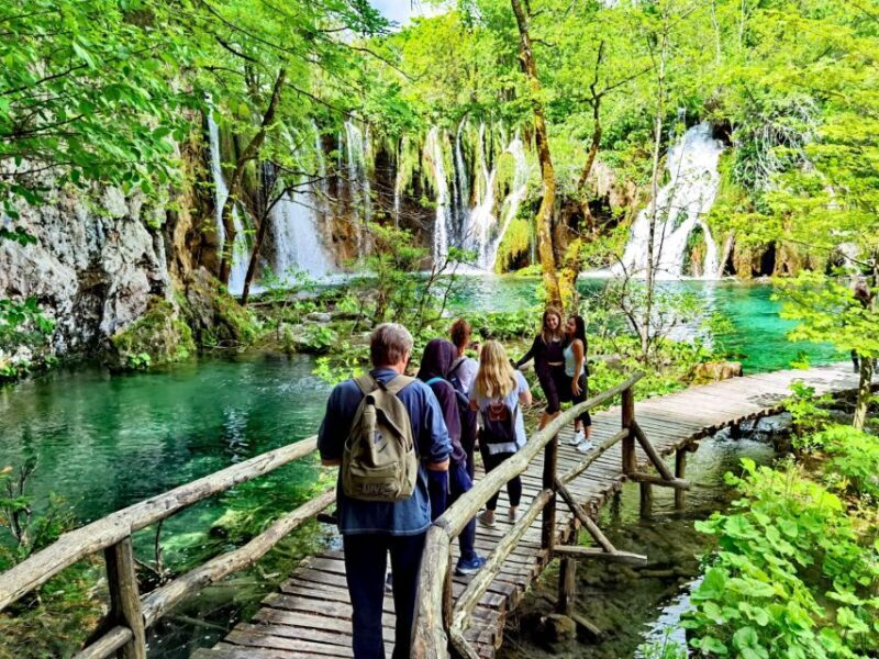From Split/Trogir: Plitvice Lakes Guided Group Tour - Entrance and Park Exploration