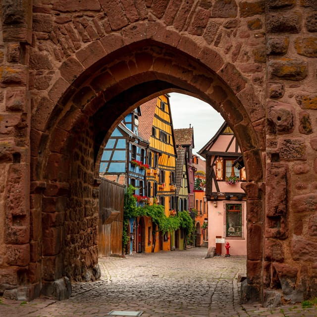 From Strasbourg: Colmar & Alsace Wine Route Private Day Trip - Discovering Riquewihr: Medieval Charm and Preserved Old Town