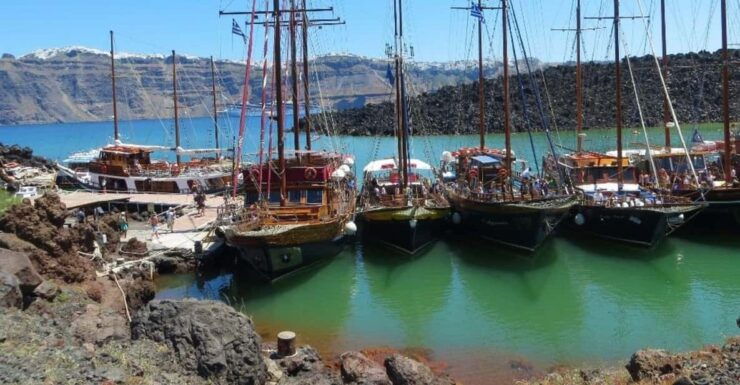 From Thera: Thirasia Cruise W/ Volcano Hike and Hot Springs - Itinerary and Activities