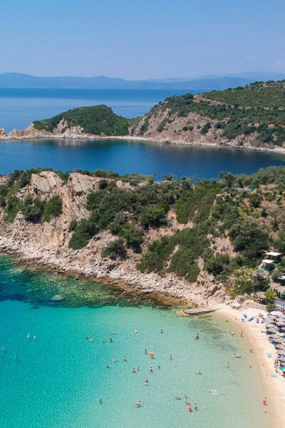 From Thessaloniki: Blue Lagoon & Ammoulliani Cruise - Activities at Banana Beach