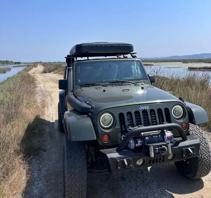 From Tirana/Durres : Karavasta Lagoon 4x4 Offroad Tour. - Off-road Adventure in Karavasta Lagoon