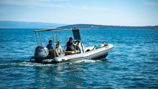 From Trogir/Kaštela: Private Blue Lagoon Speedboat Cruise - Blue Lagoon Excursion