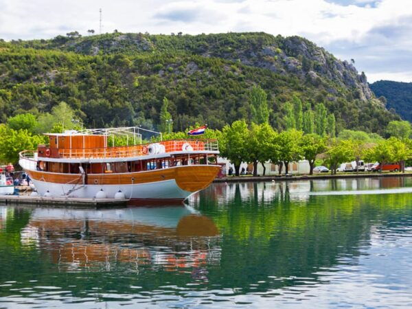 From Trogir, Seget & Okrug: Krka Waterfalls & Boat Ride - Boat Ride and Free Time