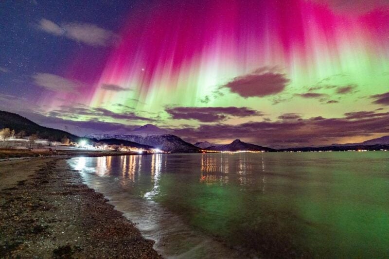 From Tromsø: Aurora Minibus Chase with Portrait and Hot Meal - Meeting Point and Arrival