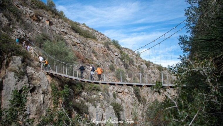 From Valencia: Chulilla, Turia Canyon, Hanging Bridges... - Hiking Trail: Hanging Bridges