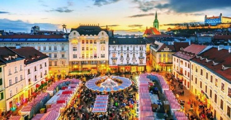 From Vienna: Private Day Tour of Devin Castle & Bratislava - Tour Highlights