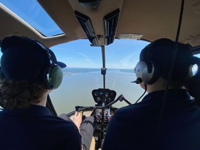 From Westchester: New York Helicopter Piloting Experience - Pickup Service