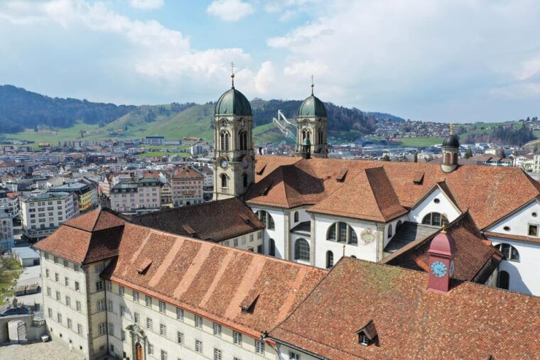 From Zurich: Rapperswil, Einsiedeln, Lindt Home of Chocolate - The Worlds Tallest Free-Standing Chocolate Fountain