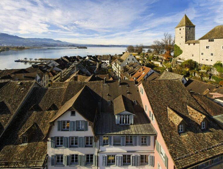 From Zurich: Rapperswil, Einsiedeln, Lindt Home of Chocolate - Interactive Audio-Guided Museum Tour With Unlimited Chocolate Tastings