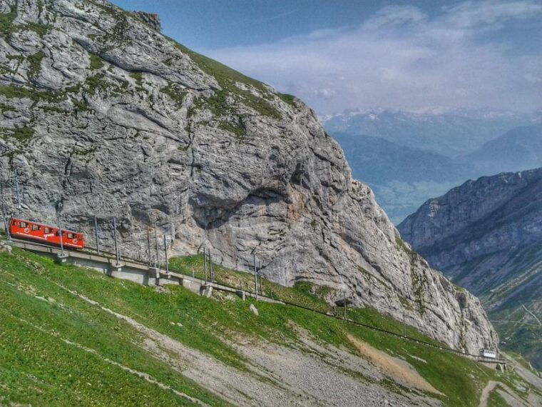 From Zürich:Small Group Tour Golden Roundtrip to Mt. Pilatus - Ascending Mount Pilatus