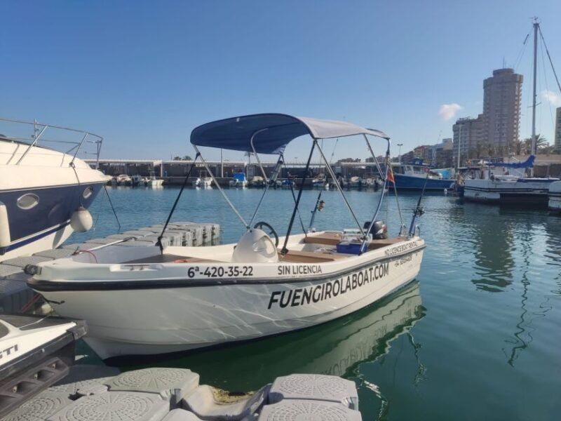 Fuengirola No License Boat From 2 to 4 Hours - Booking Information