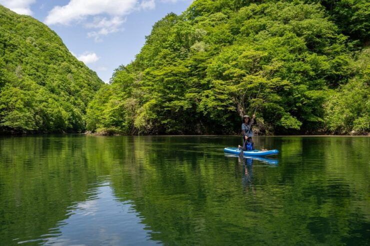 Fujiwara Lake: Full-day SUP + Takaragawa Onsen Tour in Gunma - Detailed Itinerary