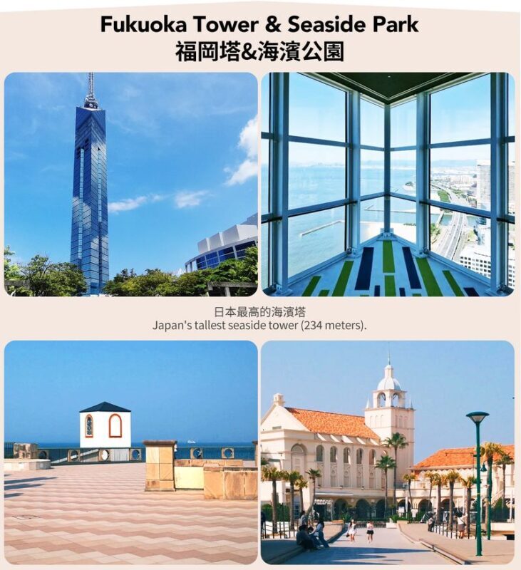 Fukuoka Coast: 6 Major Attractions Day Trip, Experience Romantic Swings - Akeya Daimon Park calls for sturdy legs