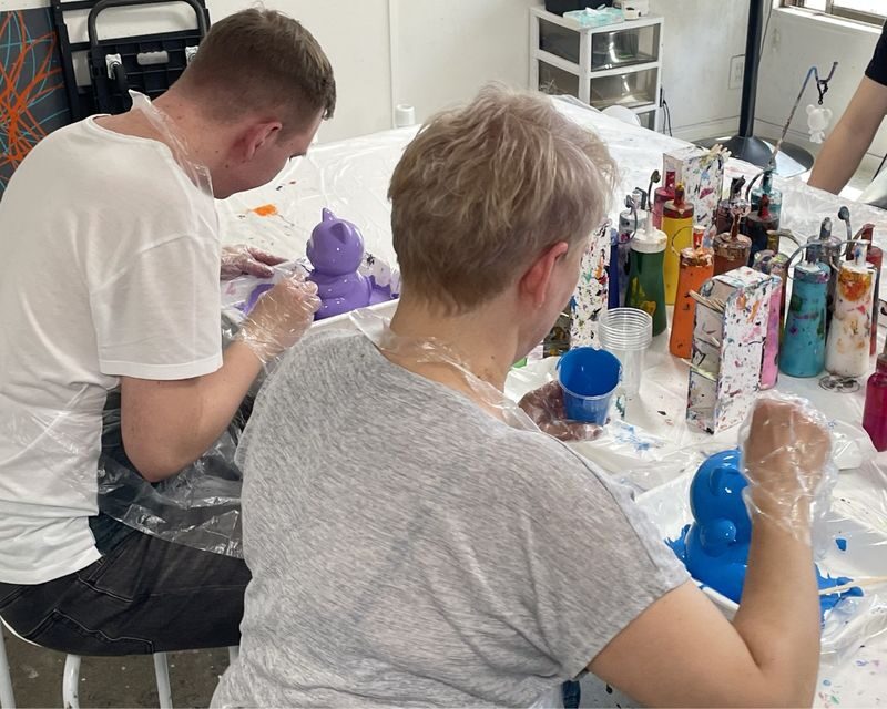 Fukuoka Exclusive: Paint Your Own Lucky Cat or Animal Figurine - An hour at the paint table