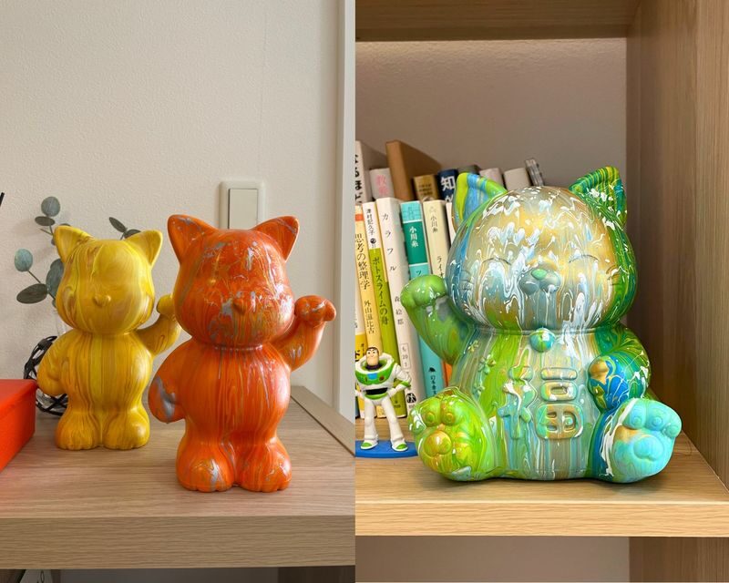 Fukuoka Exclusive: Paint Your Own Lucky Cat or Animal Figurine - Picking up your work or sending it home
