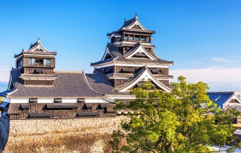 Fukuoka: Kumamoto Castle, Volcano, and Grasslands Day Trip - Discovering Kumamoto Castle and Historical Streets
