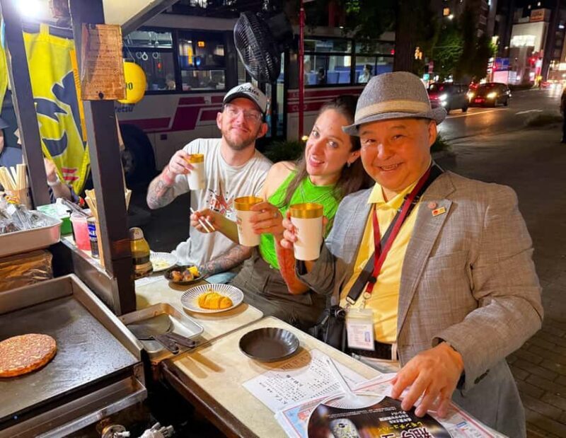 Fukuoka: Nakasu Food Stall Private Guided Tour with Tastings - Good To Know