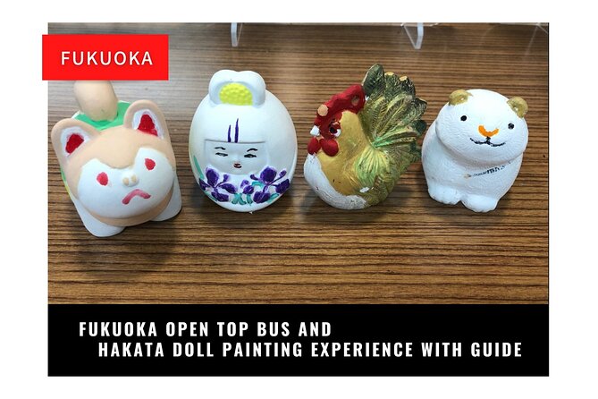 Fukuoka Open Top Bus and Hakata Doll Painting Experience With Guide - Tour Itinerary and Schedule