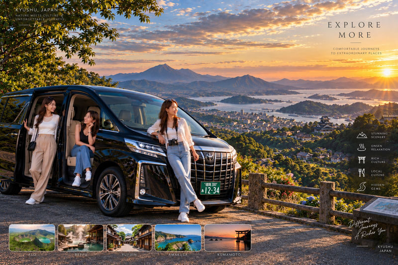 Fukuoka Yufuin Private Chartered Car Day Tour (Customizable Itinerary) - A private car for Kyushu’s long distances