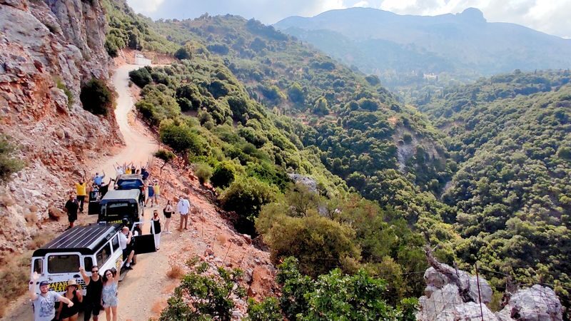 Full-Day 4X4 Tour in Crete-Zeus Cave visit & Cretan villages - Krasi’s plane tree and stone fountains