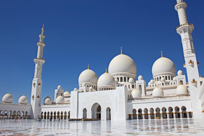 Full Day Abu Dhabi City Tour & Yas Water World Entry Ticket With Transfers - Sheikh Zayed Grand Mosque