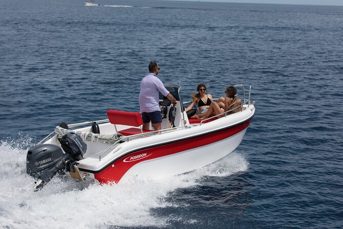 Full Day Boat Rental Without a License in Santorini - Optional Add-Ons and Charges