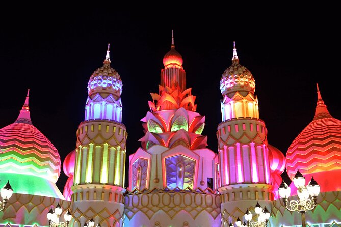 Full Day Combo Dubai Frame With Miracle Garden & Global Village - Common Questions