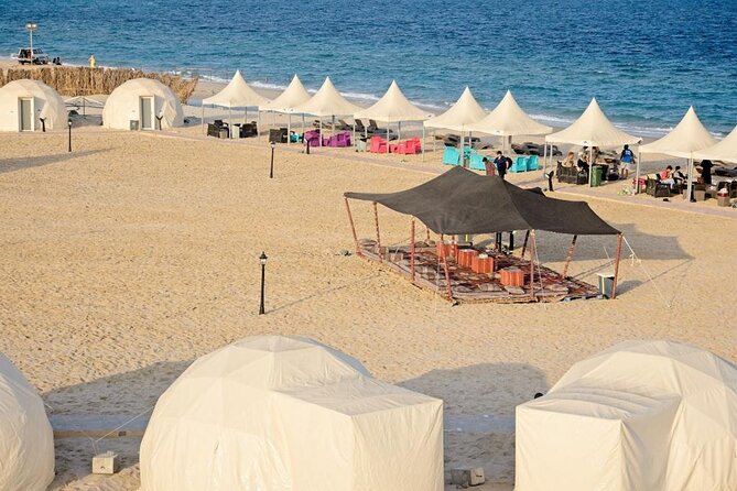 Full-Day Desertsafari With Camel Ride,Inlandsea & BBQ Desert Camp - Overview of Full-Day Desertsafari