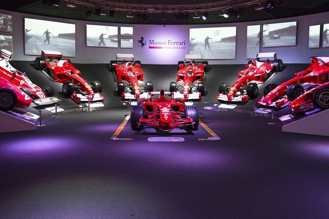 Full-Day Ferrari Museum Maranello and Bologna Private Tour From Florence - Tour Details and Duration