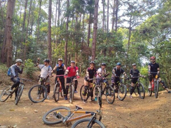 Full Day Hike & Bike at Doi Suthep Mountain National Park - Riding Downhill With Fantastic Views
