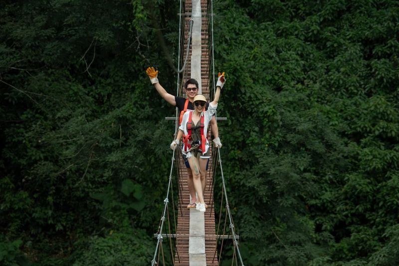 Full Day Outdoor Adventure by Anda Adventure (Free Hotel Pick up) - Rafting on a busy 5 km stretch