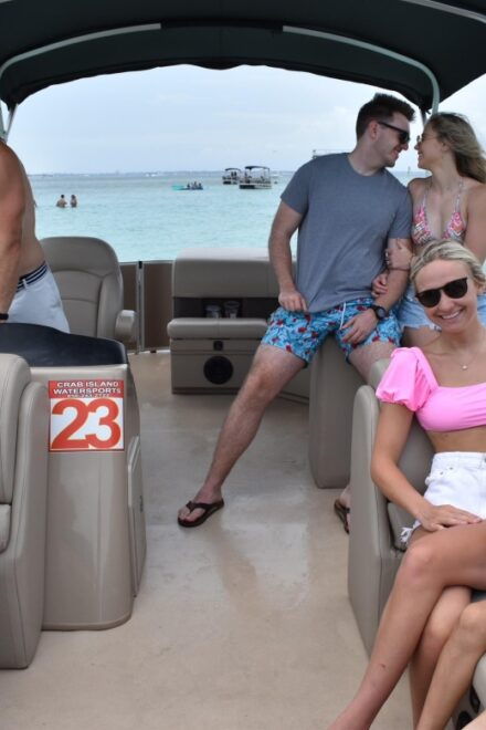 Full Day Pontoon Boat Rental- Okaloosa Island - Boat Features