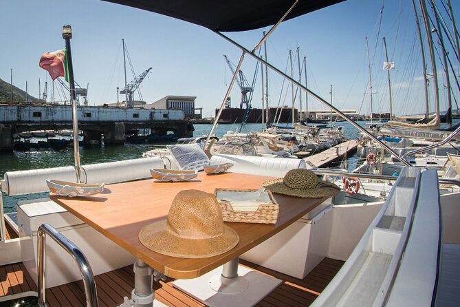 Full Day Private Cruise to Capri on Azimut 43 - Meeting and Pickup