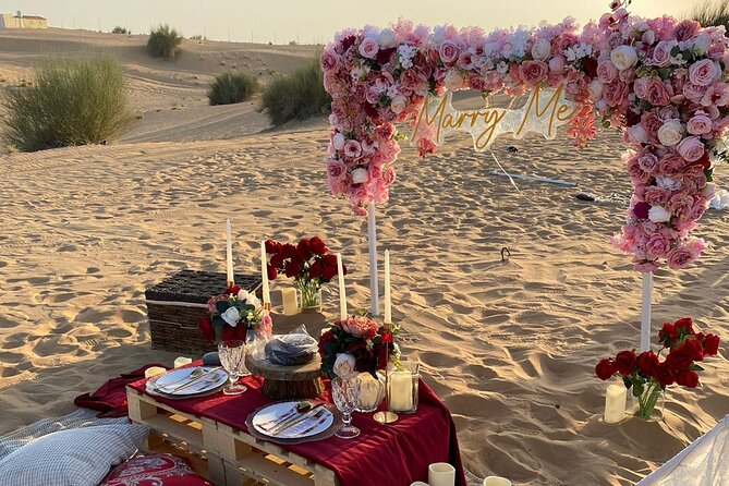 Full-Day Private Golden Desert Proposal With Activities in Dubai - What To Expect & Accessibility