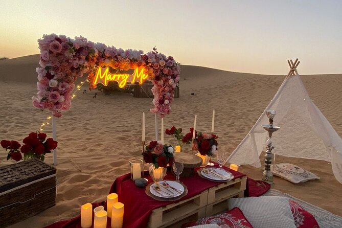 Full-Day Private Golden Desert Proposal With Activities in Dubai - Operated by Qrated World Reviews