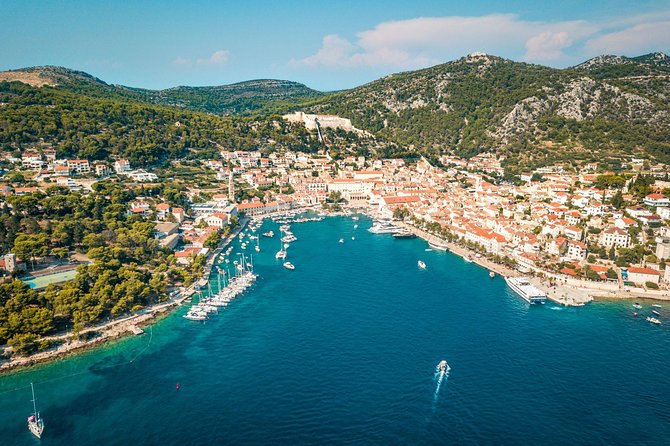 Full-Day Private Hvar, Brac, and Pakleni Islands Boat Cruise From Trogir - Inclusions and Amenities