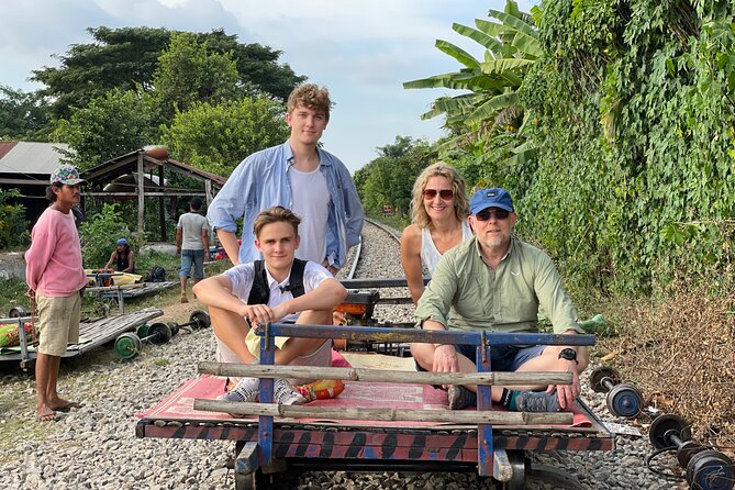 Full Day Tour by Bicycle & Tuk Tuk,Bamboo Train,Bat Cave,Villages - Tour Itinerary