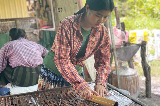 Full Day Tour by Bicycle & Tuk Tuk,Bamboo Train,Bat Cave,Villages - Experiencing the Working Life of Battambang