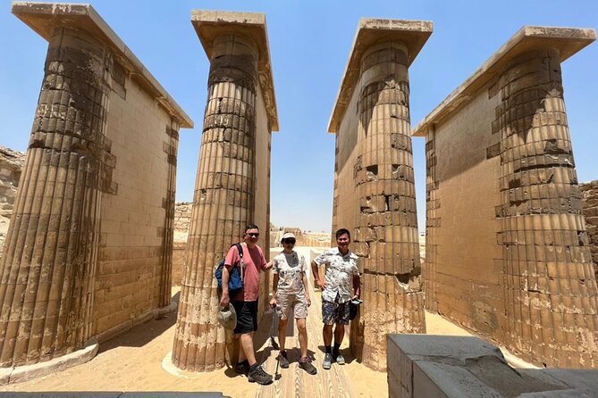 Full-Day Tour Giza Pyramids, Sphinx, Memphis, and Saqqara - Itinerary Details