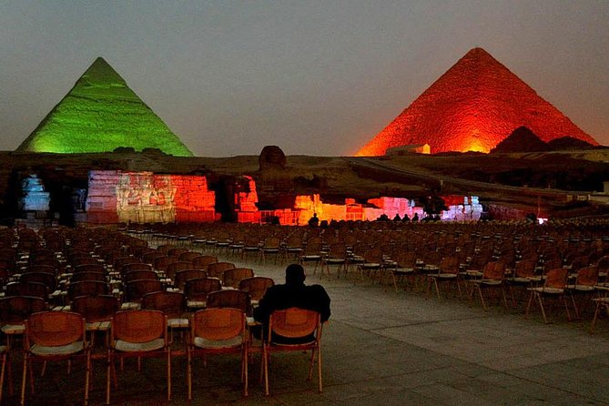 Full Day Tour to Pyramids of Giza, Saqqara Step Pyramids & Sound and Light Show - Pricing and Booking